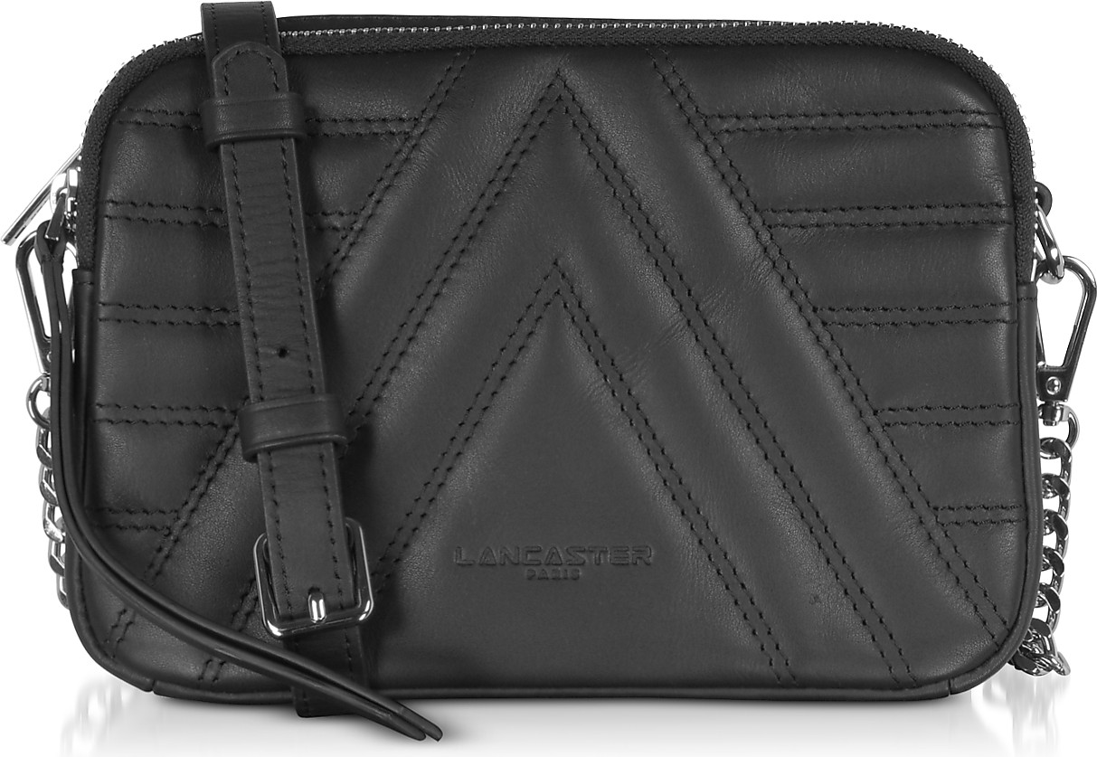 Lancaster Parisienne Matelassé Quilted Leather Shoulder/Belt Bag