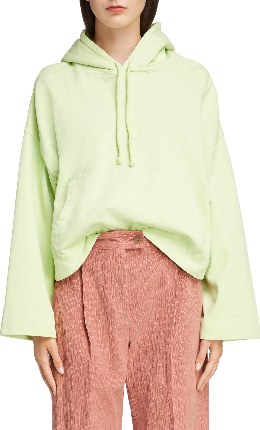 Acne Studios Joghy Embossed Logo Crop Hoodie