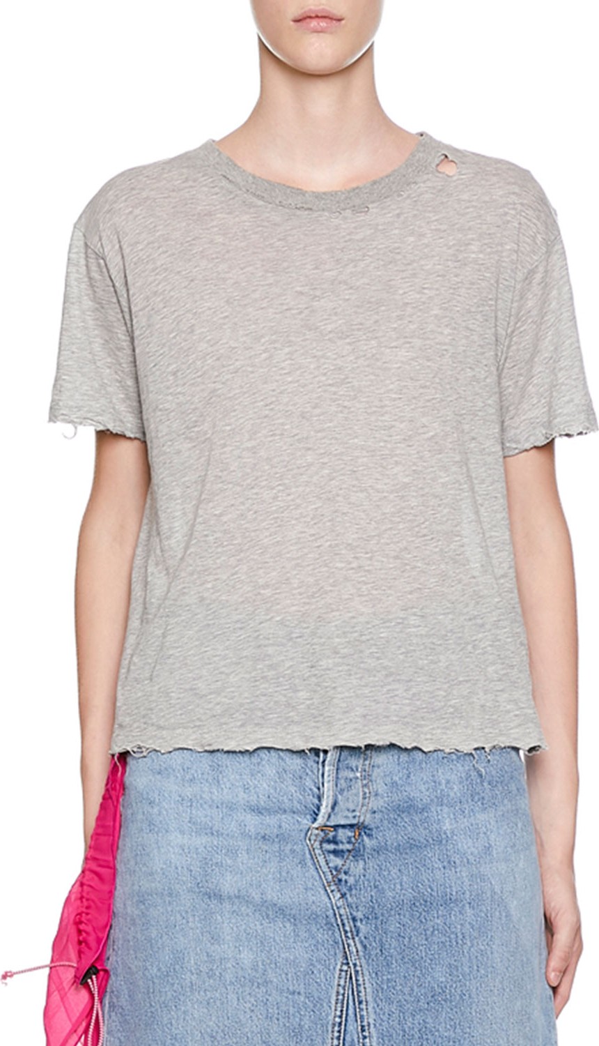 Unravel Short-Sleeve Distressed Skate Tee