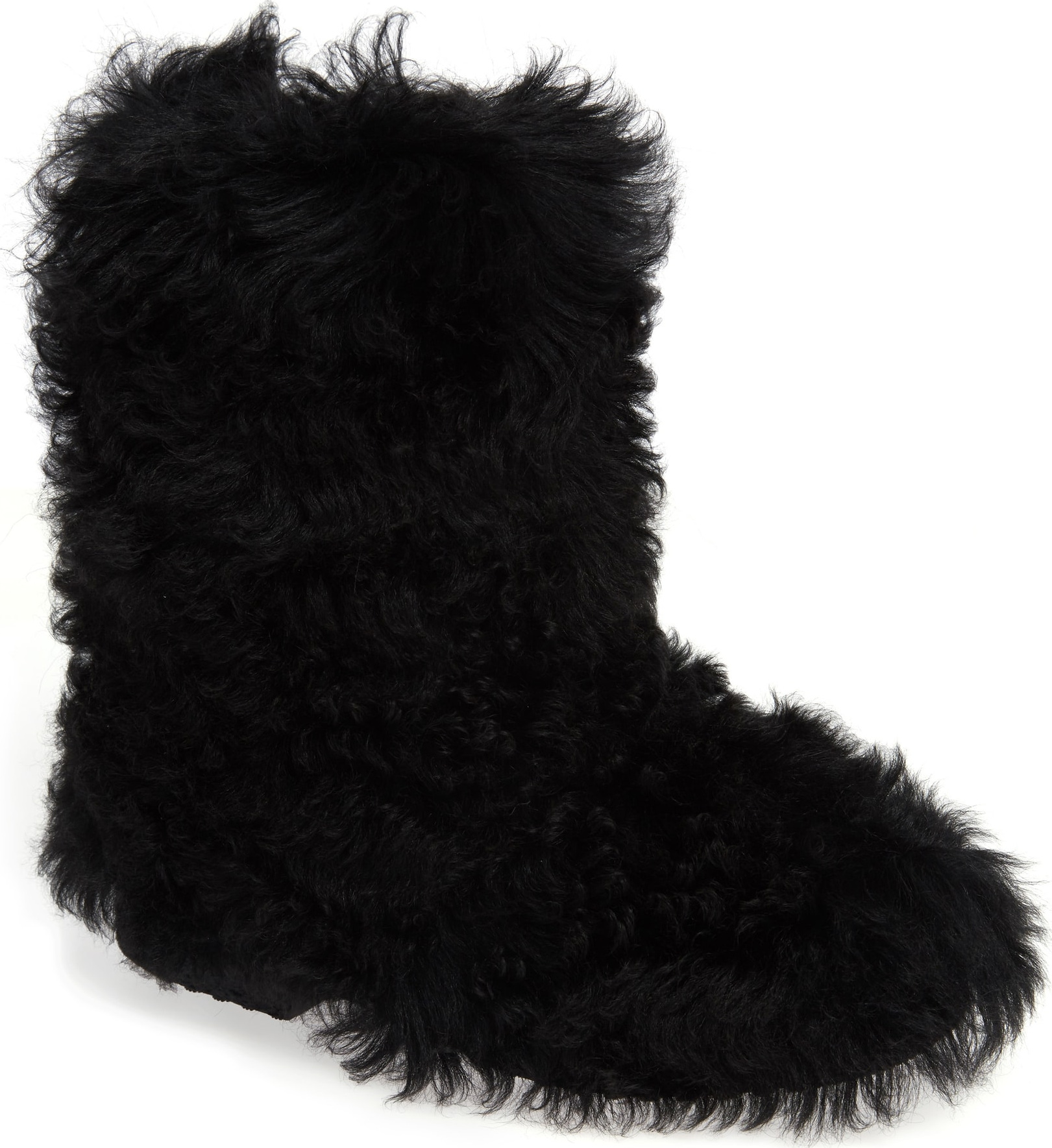 Saint Laurent Genuine Shearling Boot