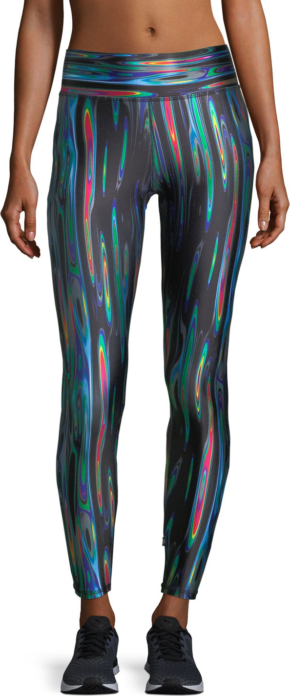 Terez Liquid Metal Performance Leggings