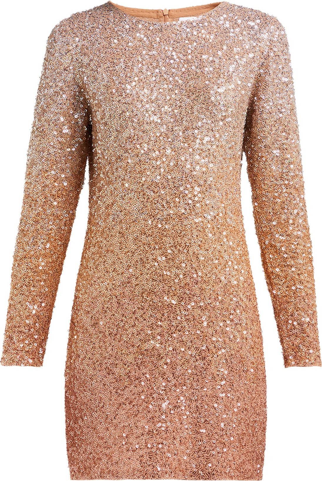 ASHISH Long-sleeved sequinned mini dress