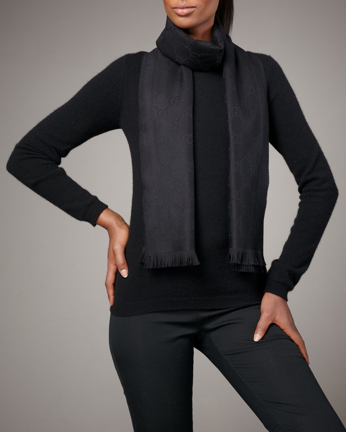 Gucci GG Pattern Scarf