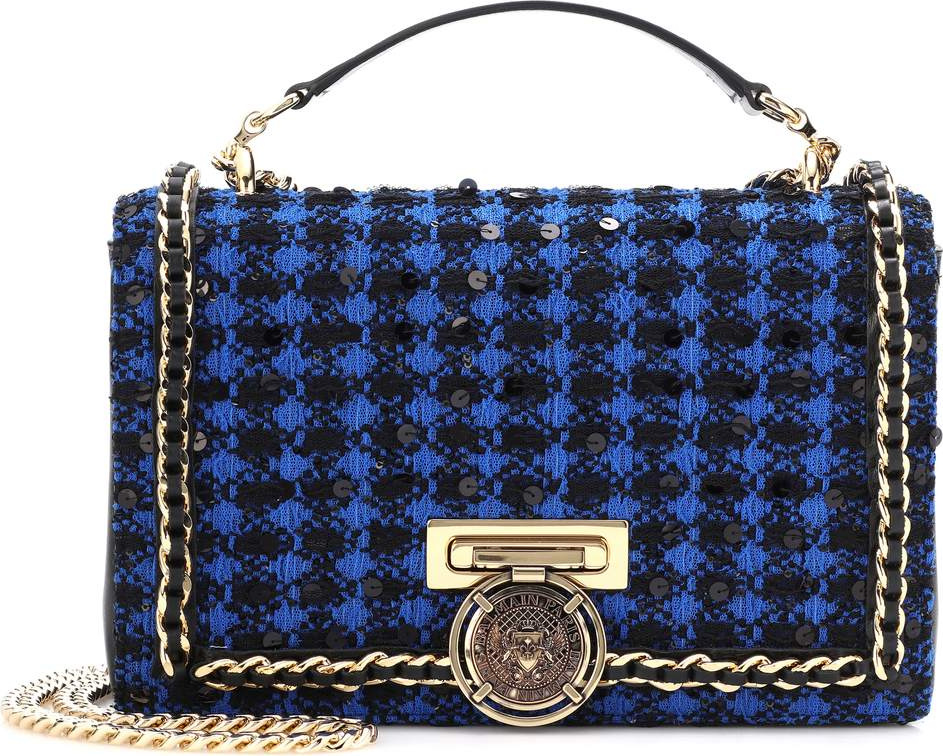 Balmain BBox 25 tweed shoulder bag