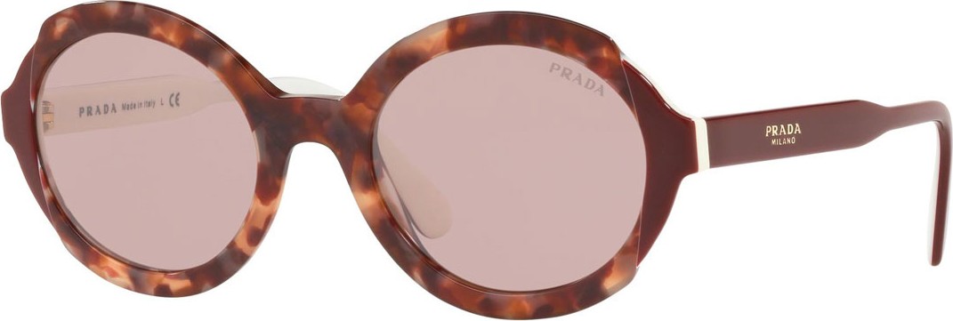 Prada Oval Acetate Sunglasses