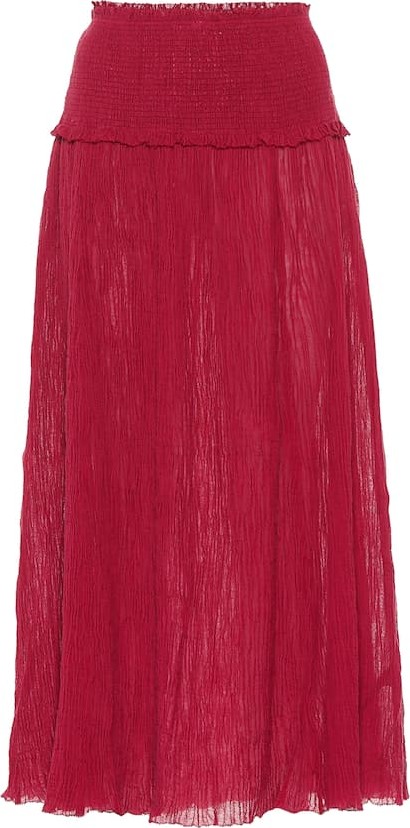 Zimmermann Suraya ramie and cotton skirt