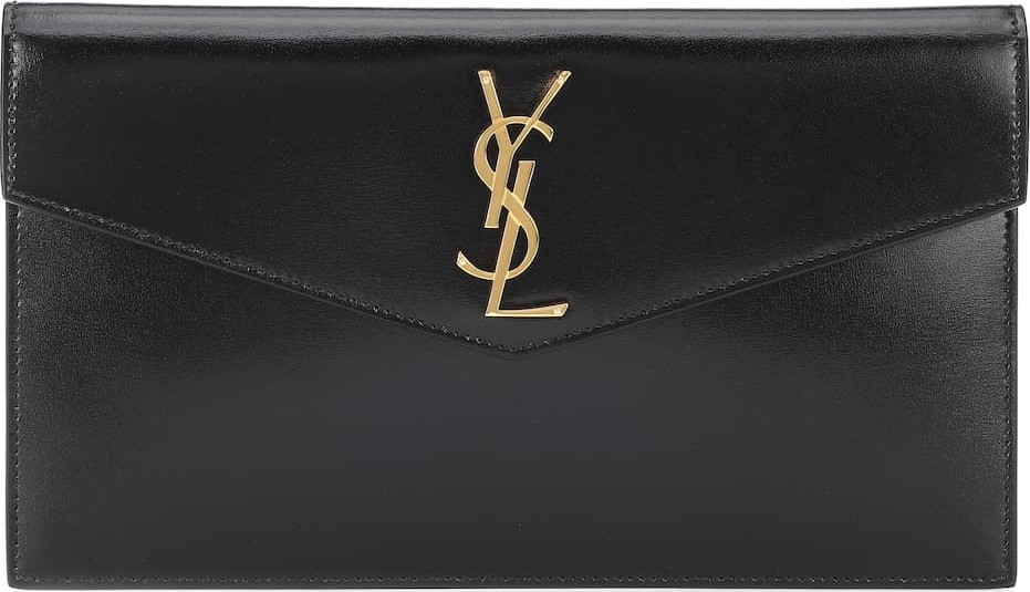 Saint Laurent Uptown leather clutch