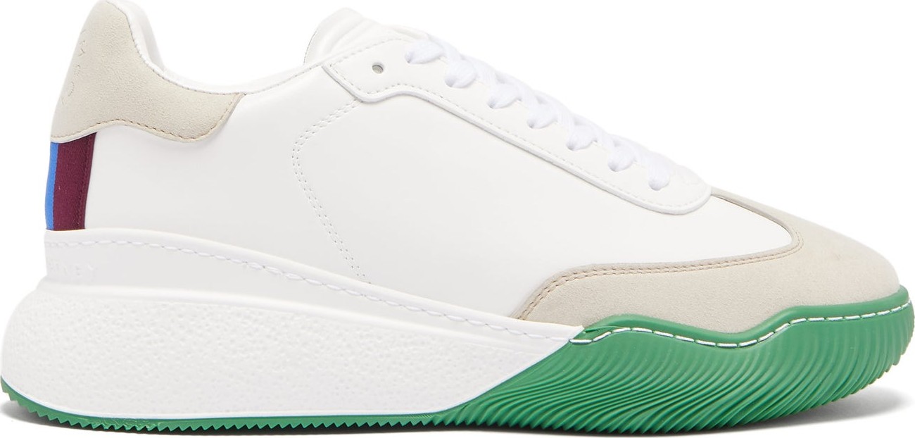 Stella McCartney Chunky-sole faux-leather trainers