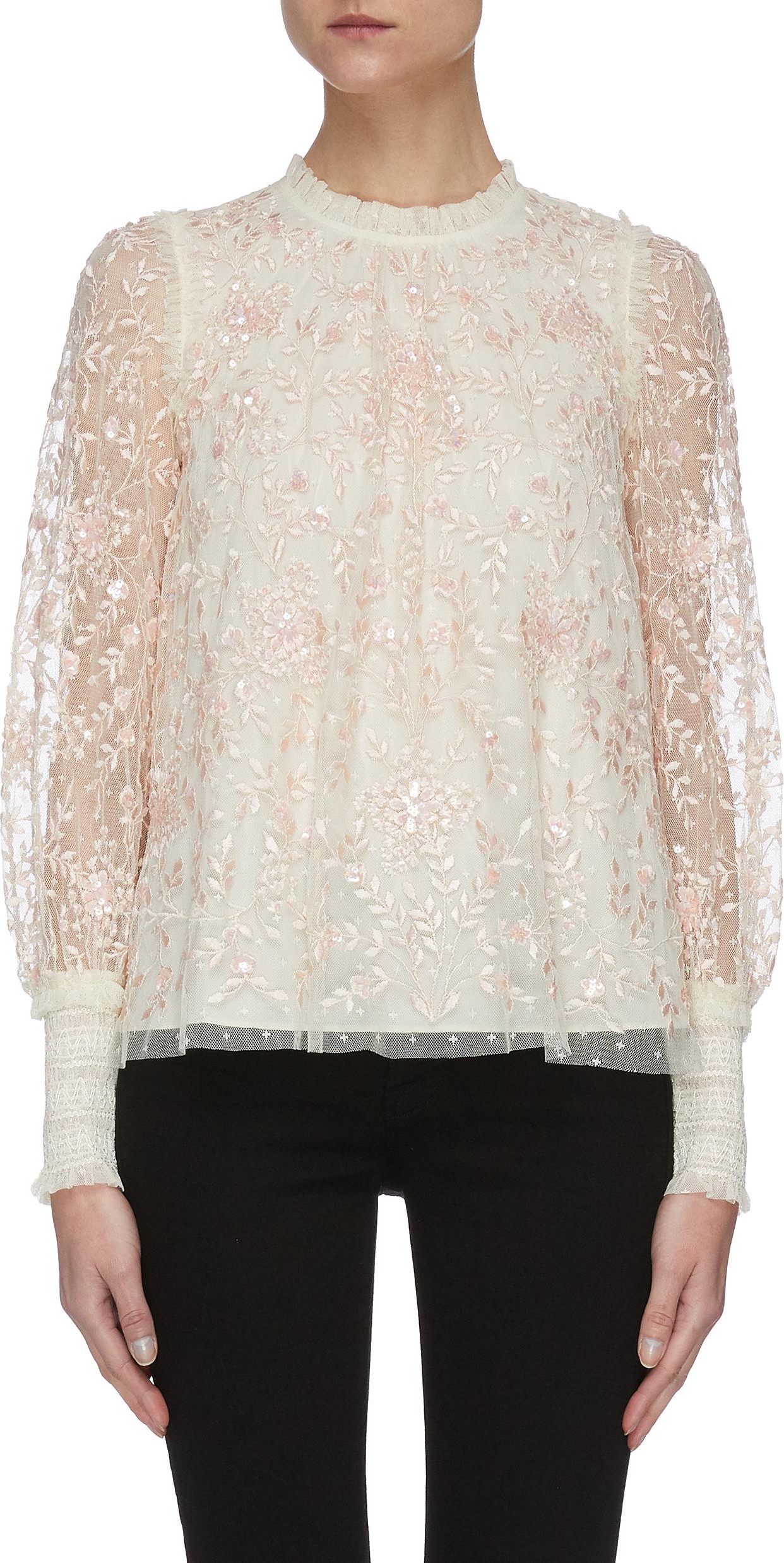 Needle & Thread 'Whitethorn' Cropped Top