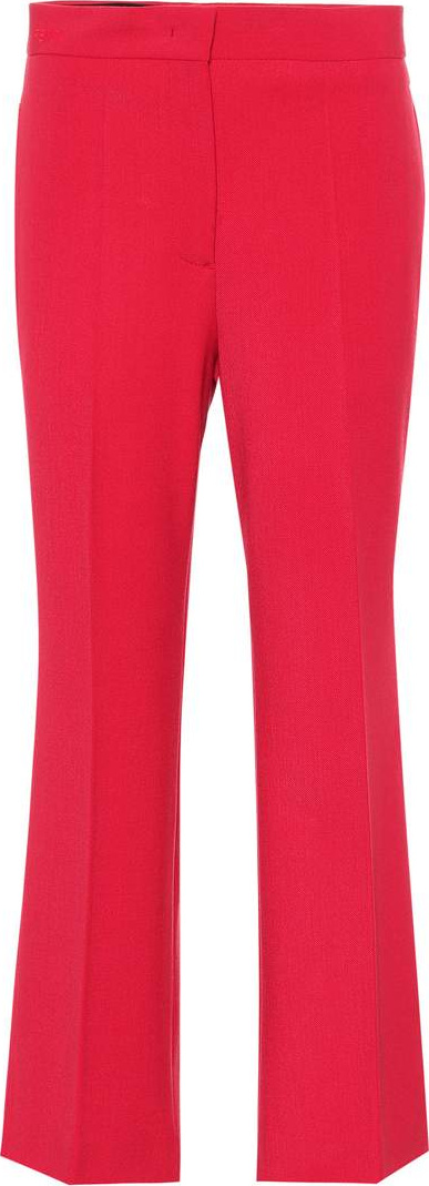 Fendi Wool-blend cropped pants