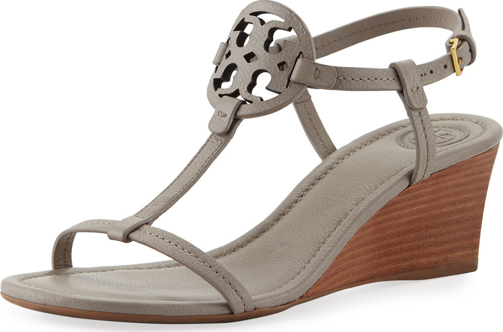 Tory Burch Miller Medallion Wedge Sandals
