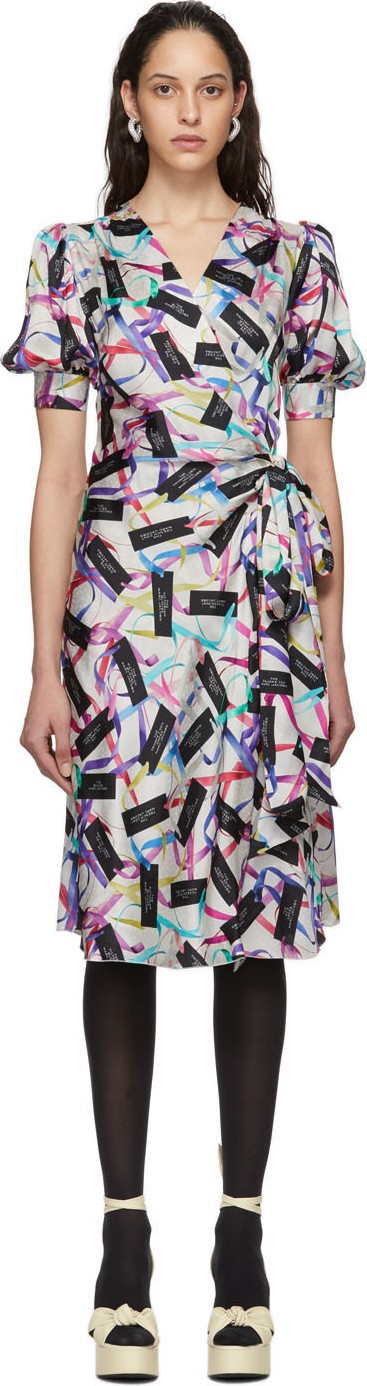 MARC JACOBS Multicolor 'The Wrap' Dress