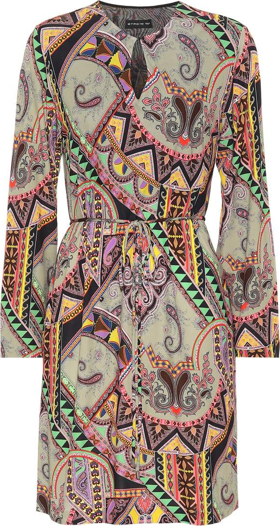 Etro Paisley-printed jersey dress