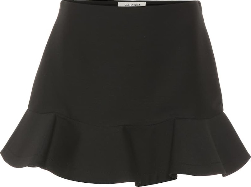 Valentino Wool and silk miniskirt