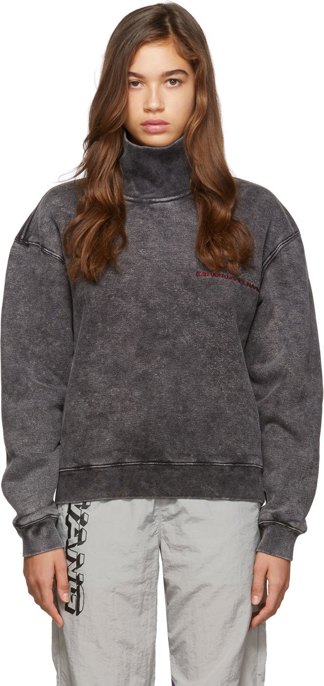 Alexander Wang Black 'Chynatown' Turtleneck