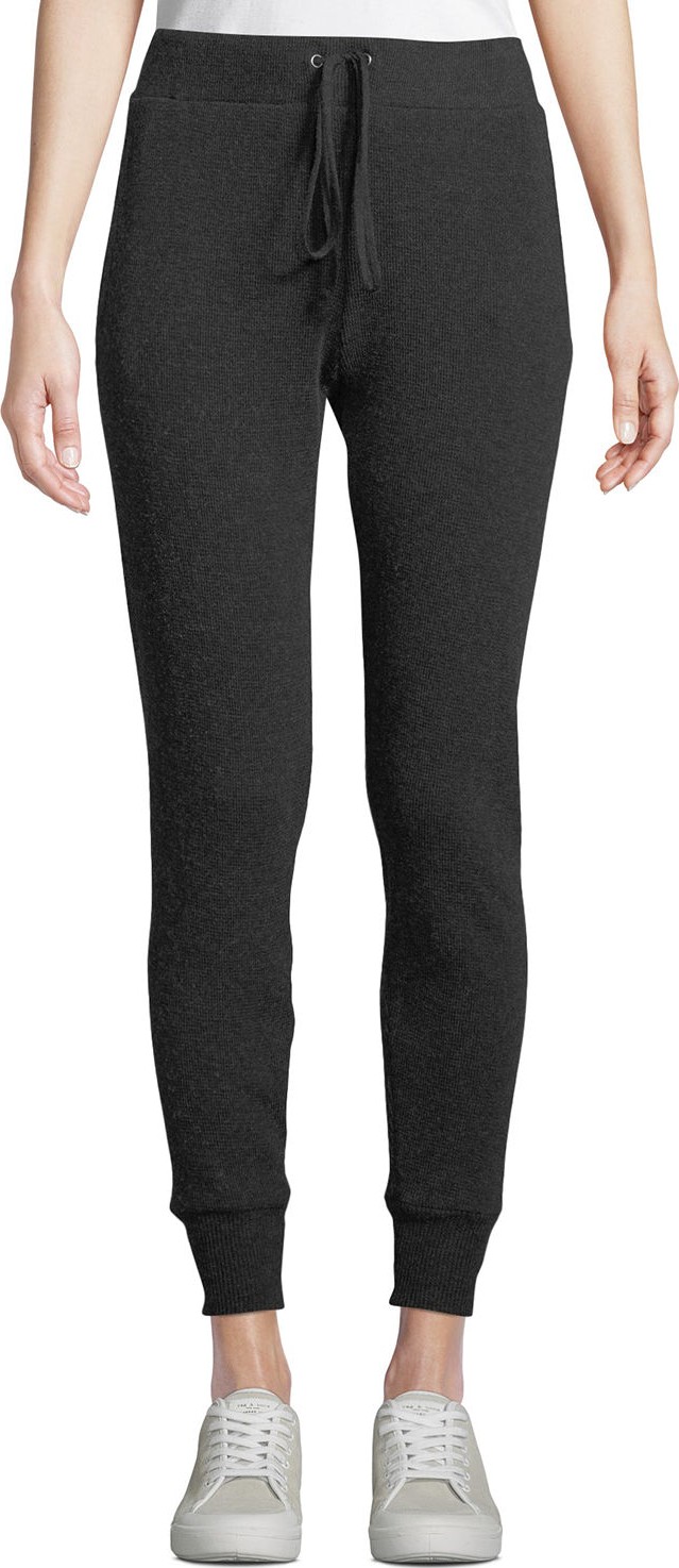 ENZA COSTA Cashmere Thermal Drawstring Jogger Pants