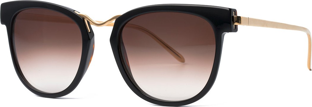 Thierry Lasry Choky Square Sunglasses, Black