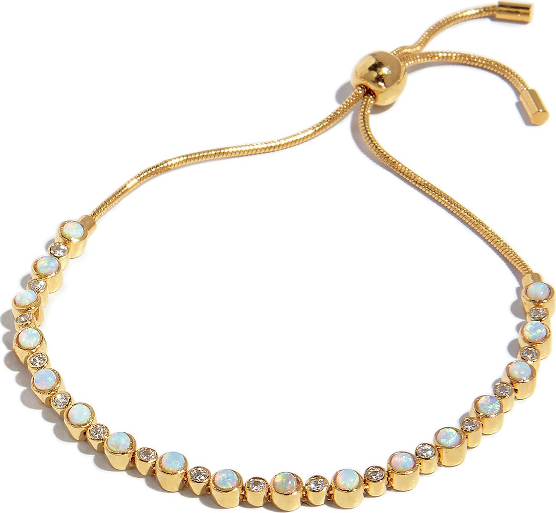Tai Synthetic Opal Tennis Bracelet