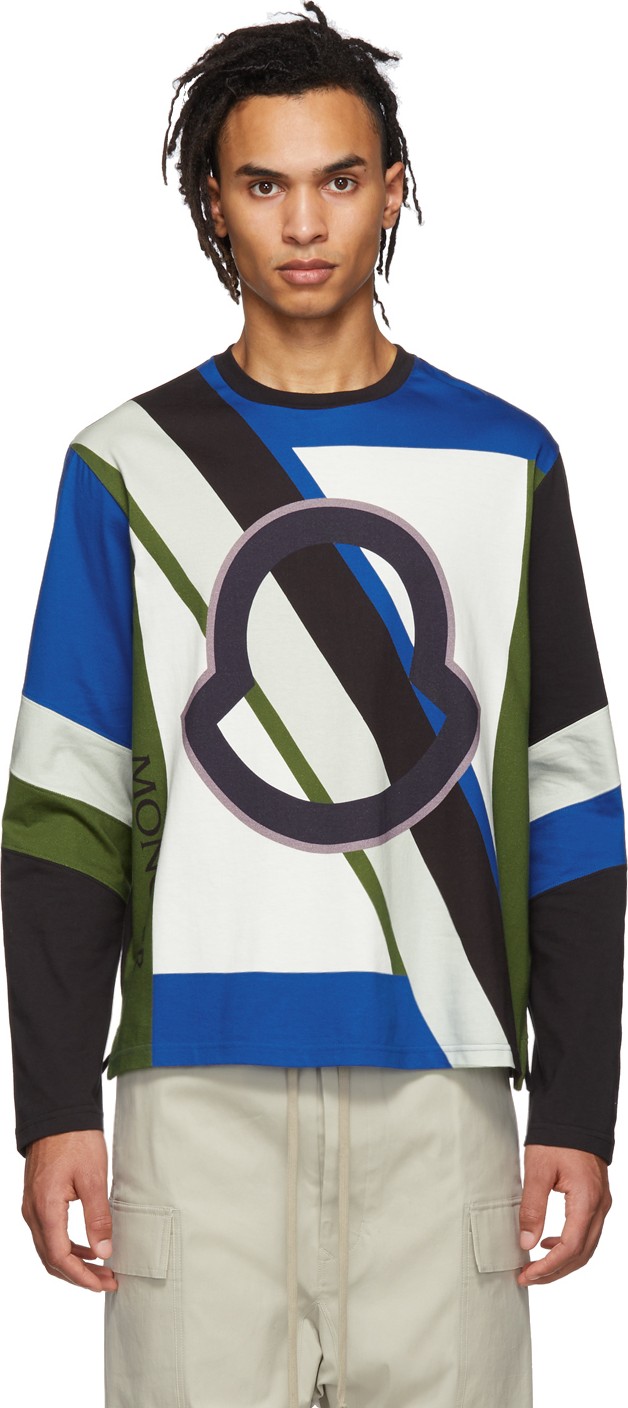 Moncler Genius 5 Moncler Craig Green Multicolor Logo Long Sleeve T-Shirt