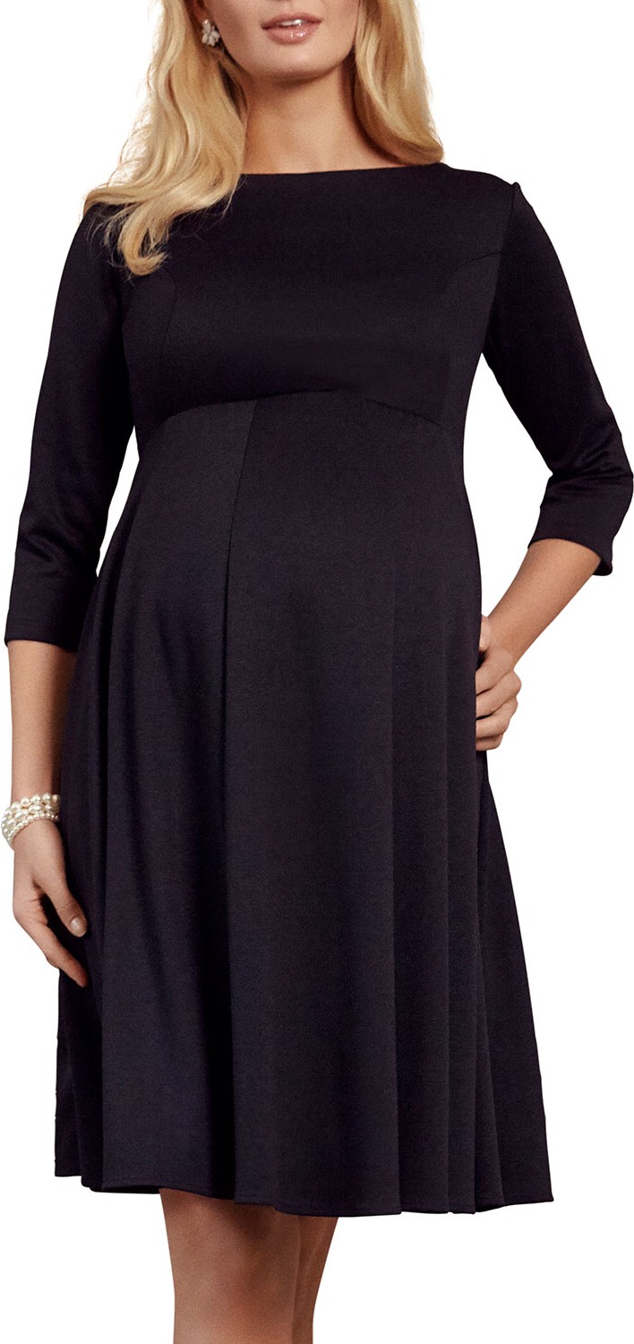 Tiffany Rose Maternity Sienna 3/4-Sleeve Ponte Roma Jersey Dress