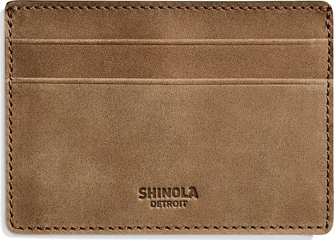 Shinola Men's Outrigger Leather ID Card Case
