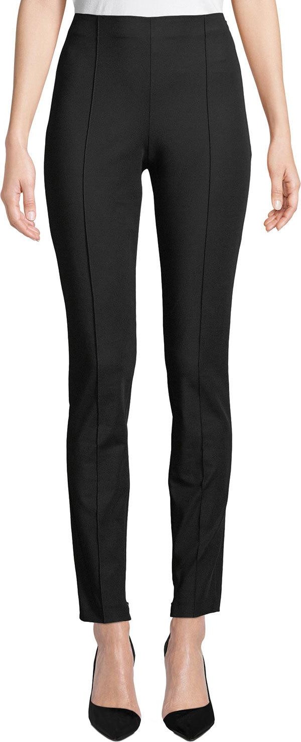 Theory Skinny Double-Stretch Pull-On Leggings