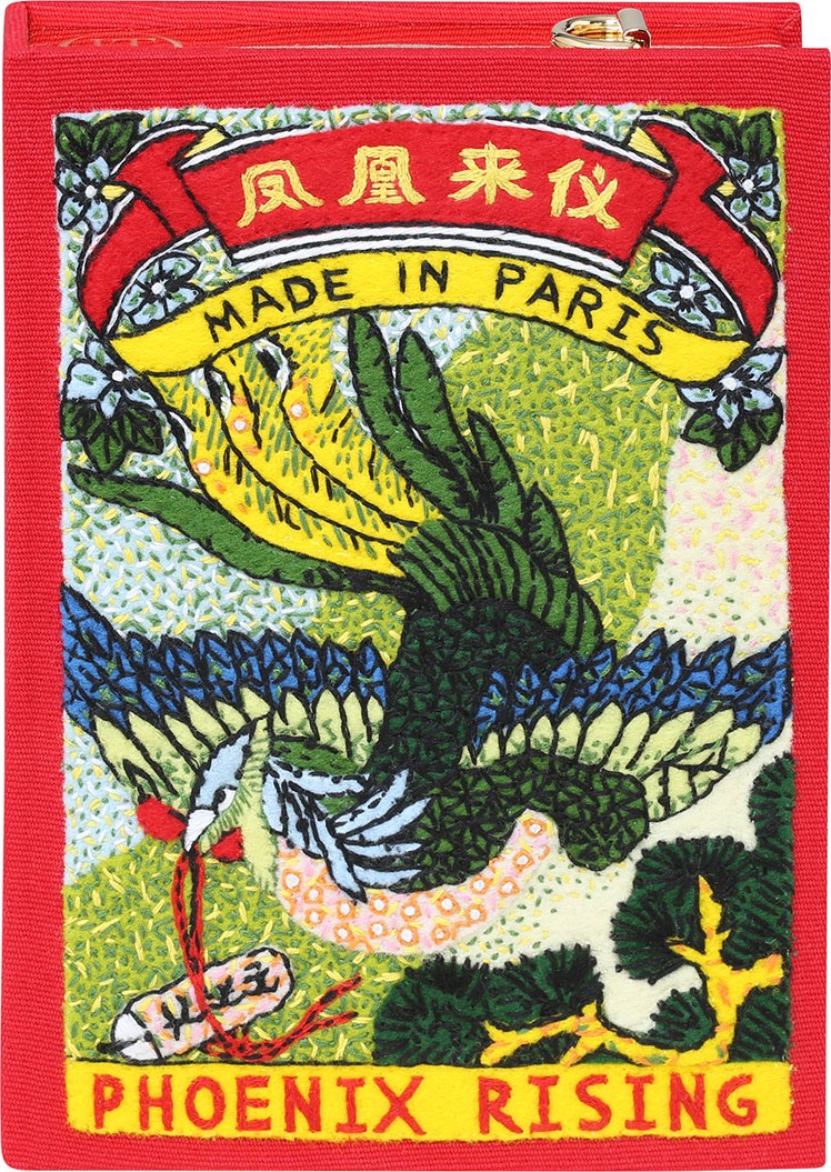 Olympia Le-Tan Phoenix Book Box Crossbody Bag