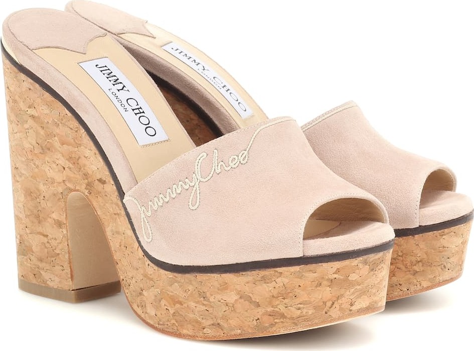 Jimmy Choo Deedee 125 suede sandals