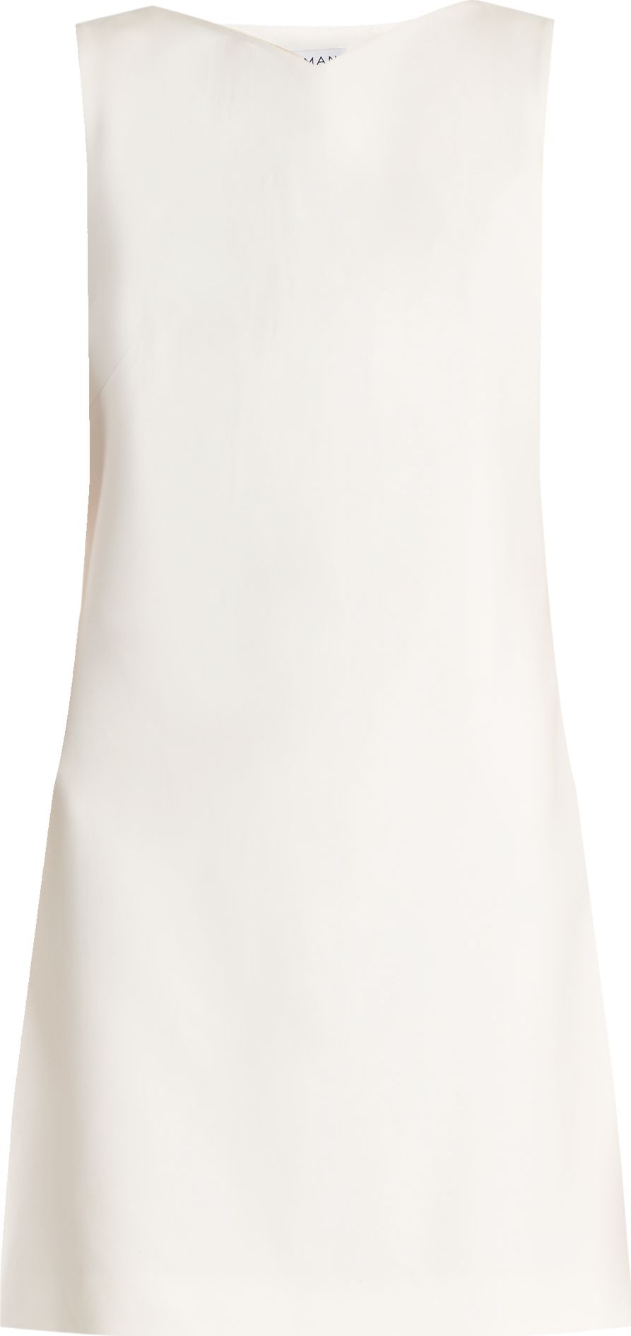 Osman Lou Lou embellished-back crepe-cady dress