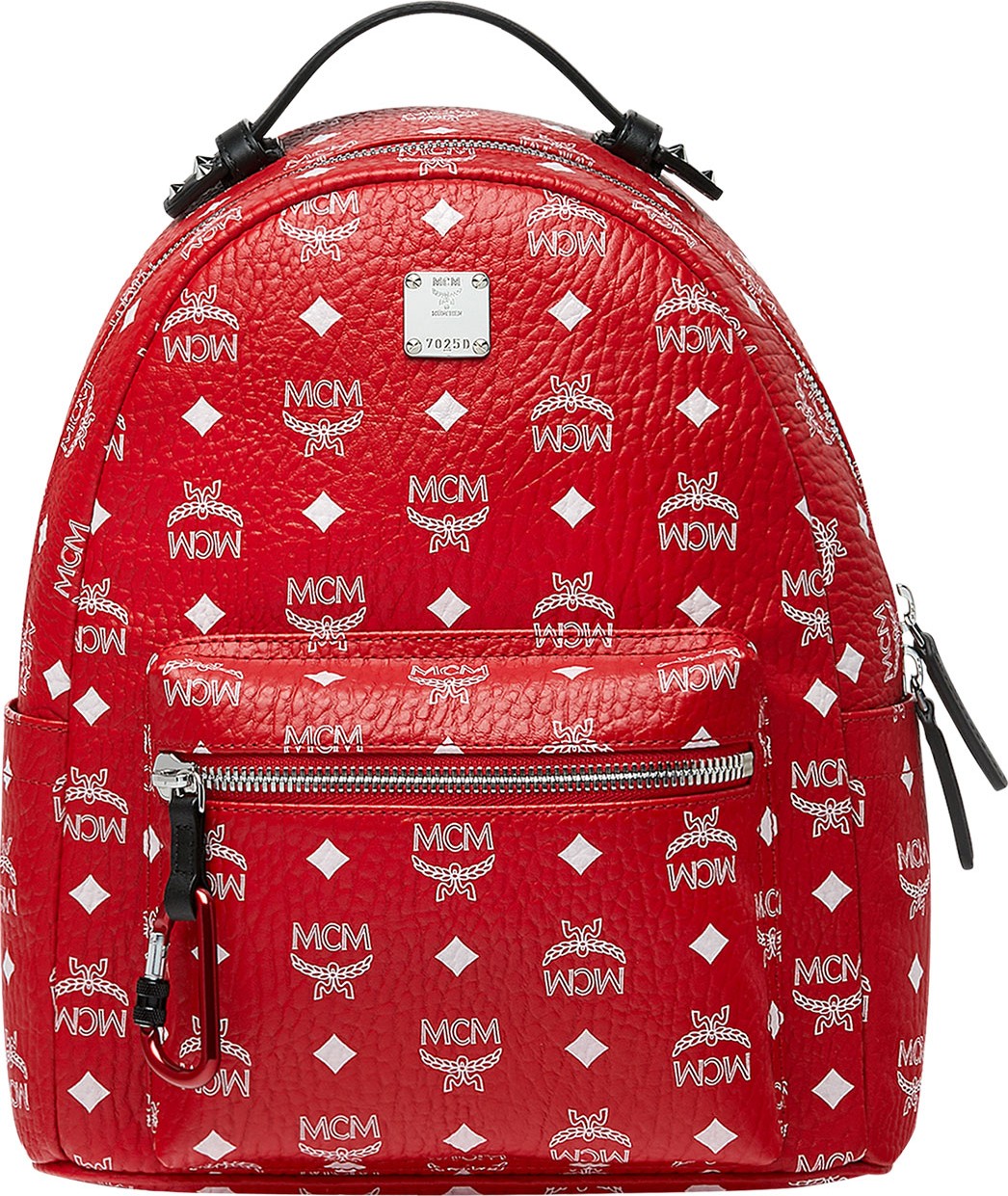 MCM Stark Logo Canvas Backpack