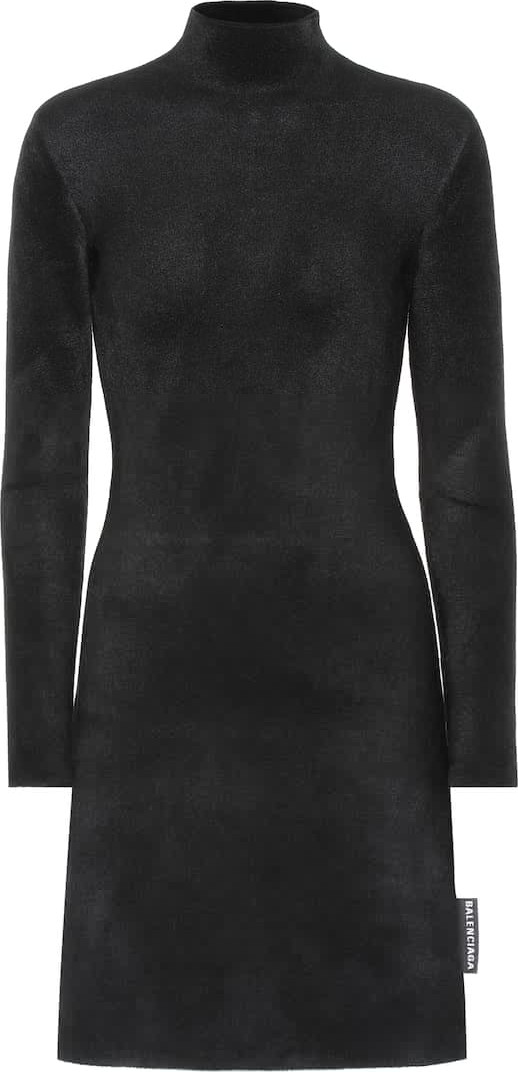 Balenciaga Fleece minidress