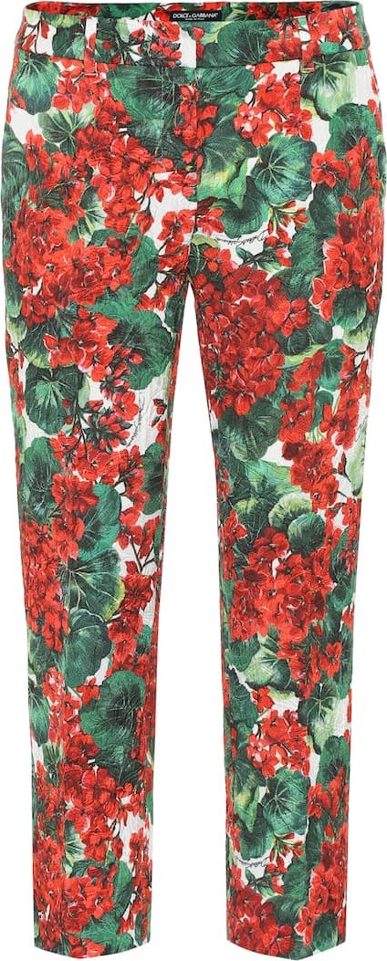Dolce & Gabbana Cropped low-rise straight pants