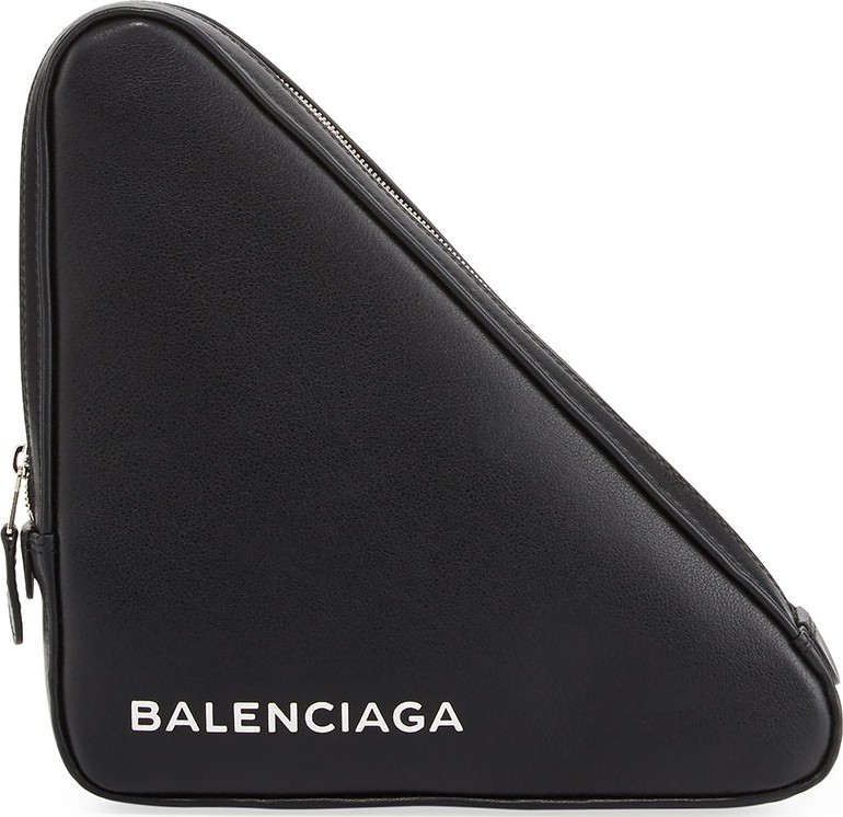 Balenciaga Triangle Leather Pochette