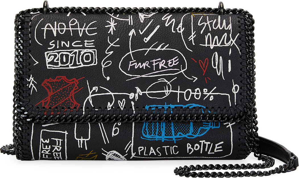 Stella McCartney Graffiti Chain Falabella Shoulder Bag