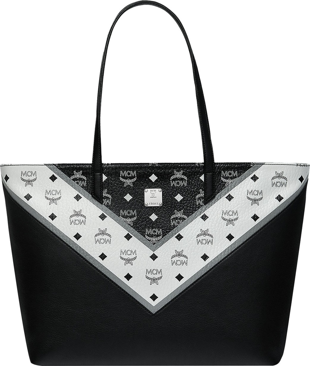 MCM Move Visetos Monogram Tote Bag
