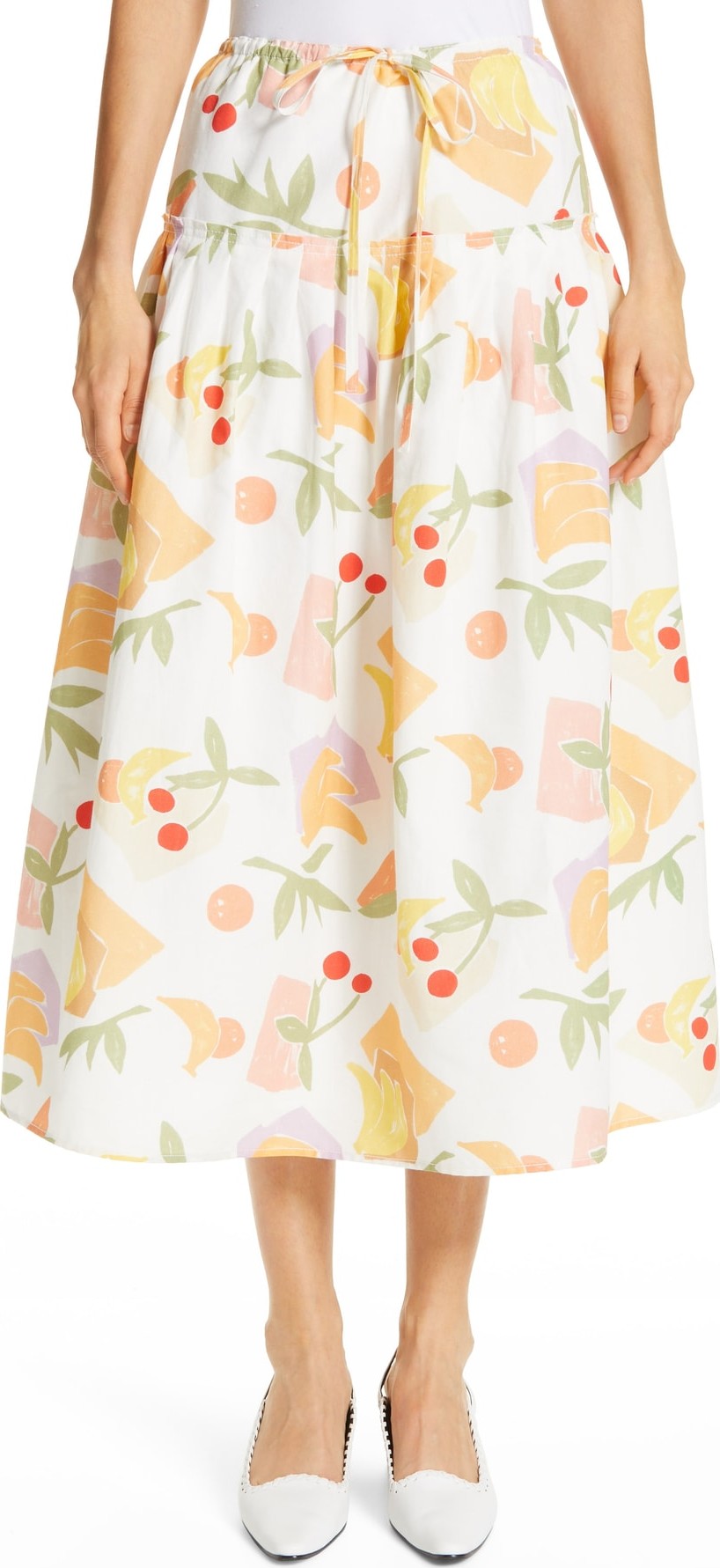 Rejina Pyo Cassie Fruit Print Skirt