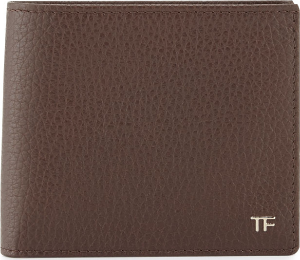 TOM FORD Men's Leather Bi-Fold Wallet, Chocolate TOM FORD Men's Leather Bi-Fold Wallet, Chocolate