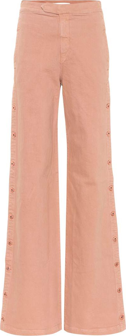 Jonathan Simkhai Button-down wide-leg jeans