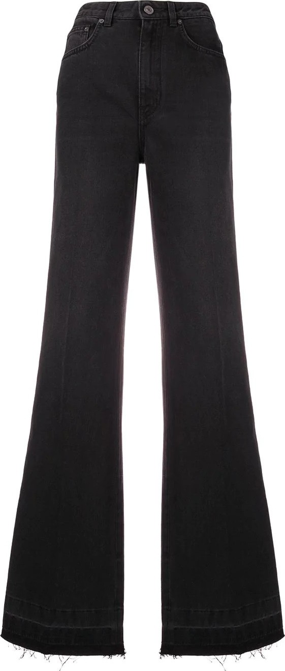 Givenchy fitted flared jeans
