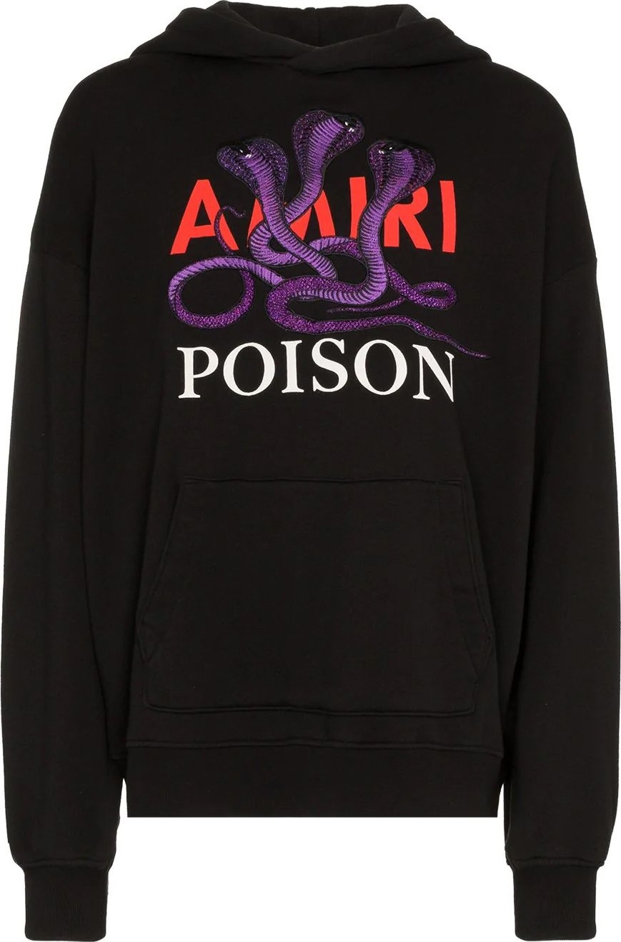 Amiri Poison snake hoodie