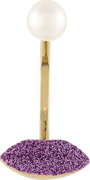 Delfina Delettrez Purple Lips Piercing earring