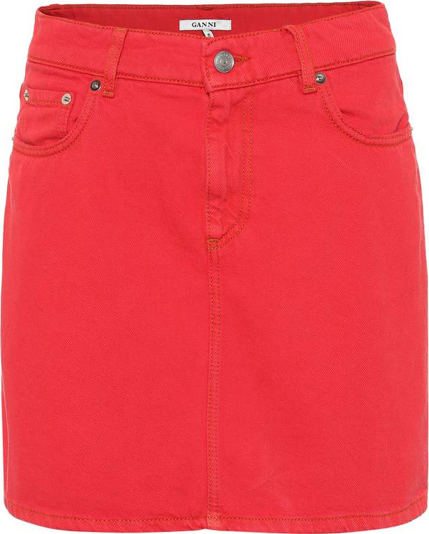 Ganni Denim miniskirt