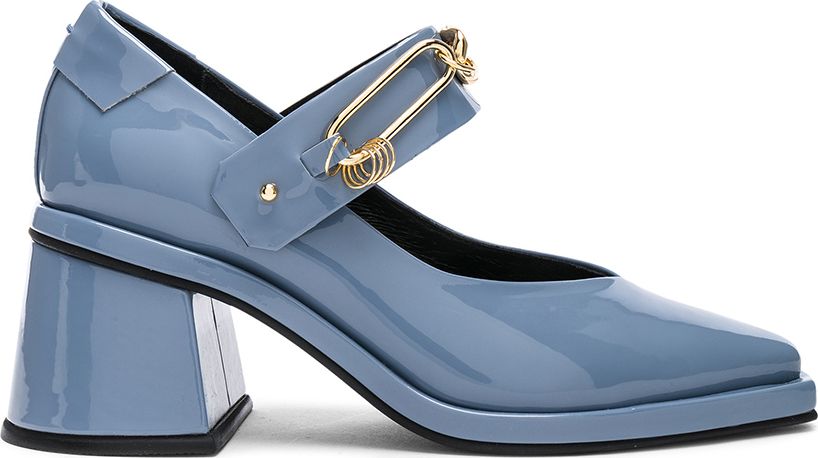 Reike Nen Patent Leather Square Chain Heels