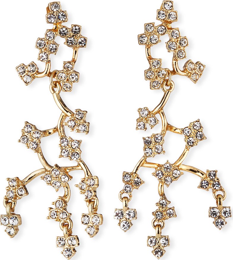 Lulu Frost Jackie Crystal Drop Earrings