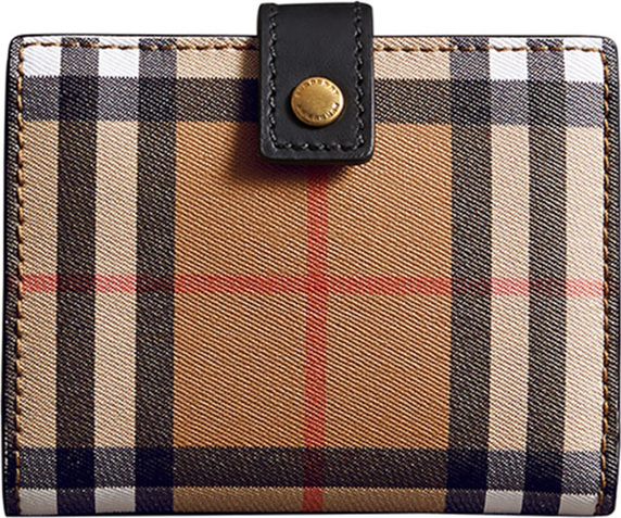 Burberry London England Lakeside Vintage Check Wallet