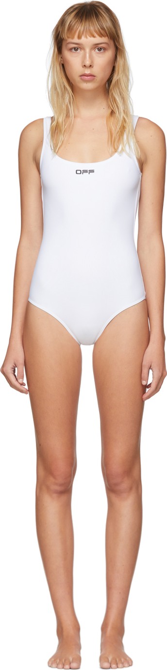 Off White White Core One-Piece Swimsuit