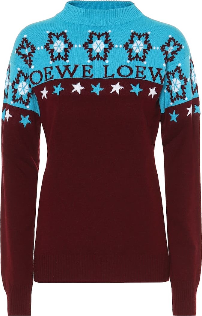 LOEWE Snowflake wool sweater