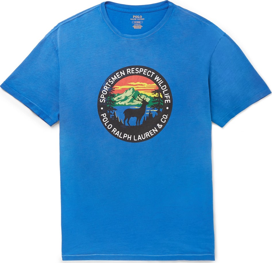 Polo Ralph Lauren Printed Cotton-Jersey T-Shirt