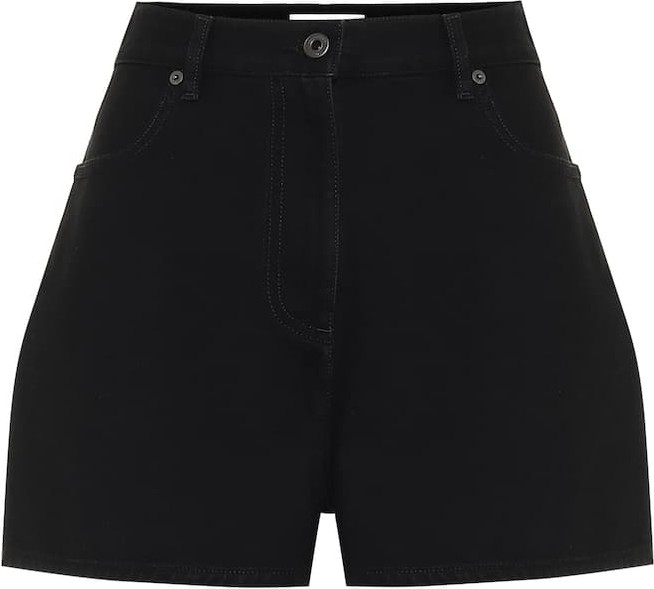 Valentino High-rise denim shorts