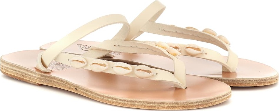 Ancient Greek Sandals Exclusive to Mytheresa – Mirsini embellished leather sandals